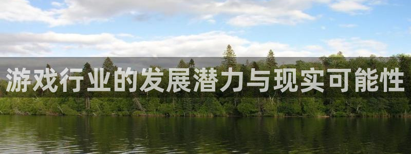 新宝GG官网注册平台官网：游戏行业的发展潜力与现实可能性